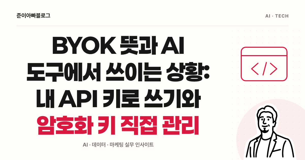 BYOK 뜻과 AI 도구에서 쓰이는 상황: 내 API 키로 쓰기와 암호화 키 직접 관리 대표 이미지