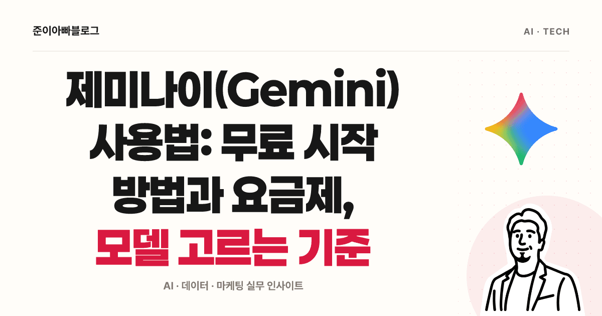 제미나이(Gemini) 사용법: 첫 질문부터 결과 확인까지 대표 이미지