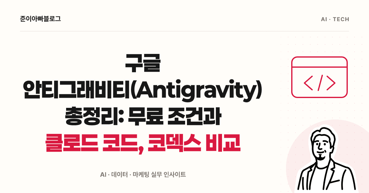 구글 안티그래비티 시작하기: 모델 선택부터 첫 파일 확인까지 대표 이미지