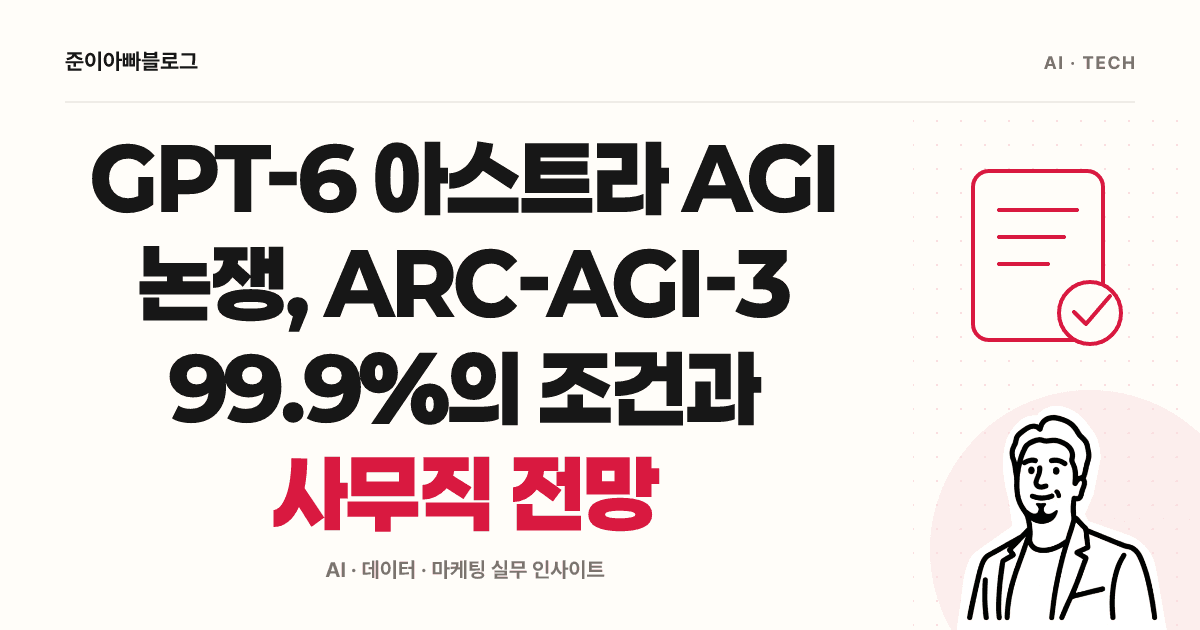 GPT-6 아스트라 AGI 논쟁과 사무직 전망, 점수를 읽는 방법 대표 이미지
