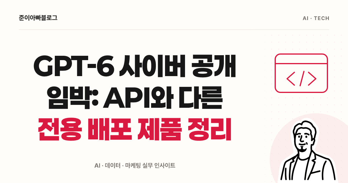 GPT-6 사이버 보도: 전용 제품과 API의 차이 대표 이미지