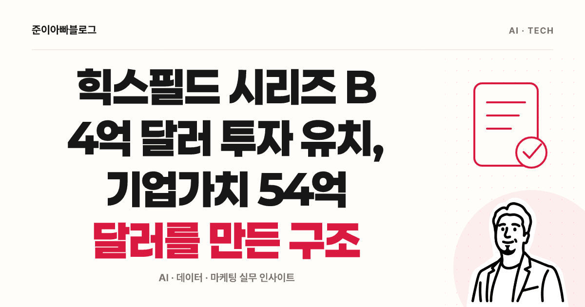 힉스필드 시리즈 B 4억 달러 투자 유치, 기업가치 54억 달러를 만든 구조 대표 이미지