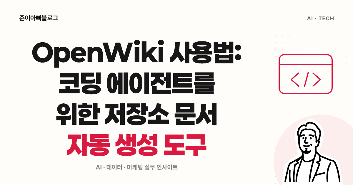 OpenWiki 사용법: 코딩 에이전트를 위한 저장소 문서 자동 생성 도구 대표 이미지