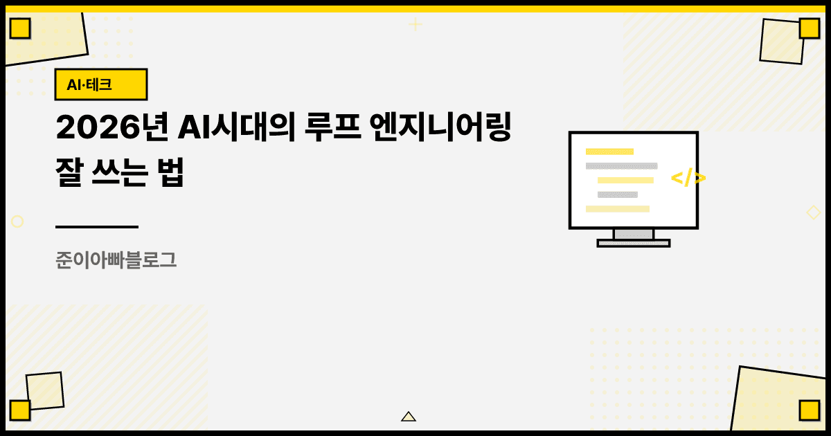 2026년 AI시대의 루프 엔지니어링 잘 쓰는 법 대표 이미지